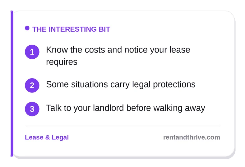 Breaking a Lease Early: Your Options and Legal Rights – key takeaways