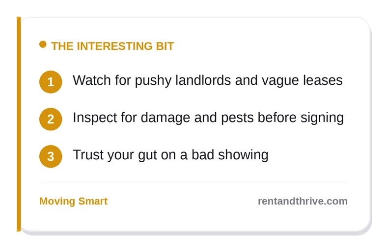 Apartment Red Flags to Watch For Before You Sign – key takeaways