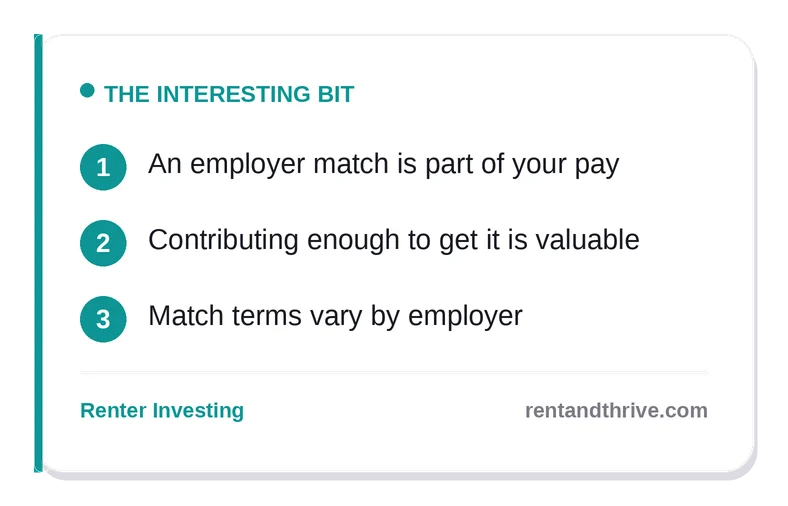How to Use Your Employer's 401(k) Match to Build Wealth Faster – key takeaways