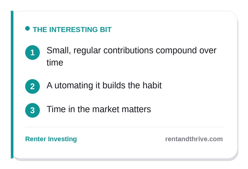 How to Invest $100 a Month as a Renter and Actually Build Wealth – key takeaways