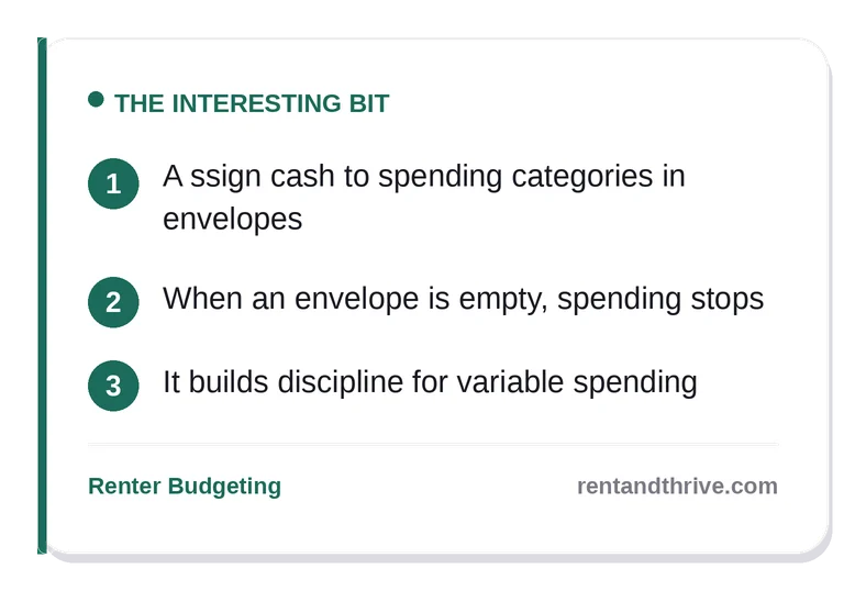 Cash Envelope System for Renters: Old-School Method, Modern Results – key takeaways
