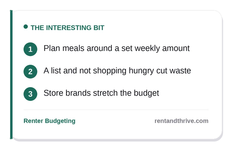 Grocery Budget Hacks That Actually Work for Renters – key takeaways