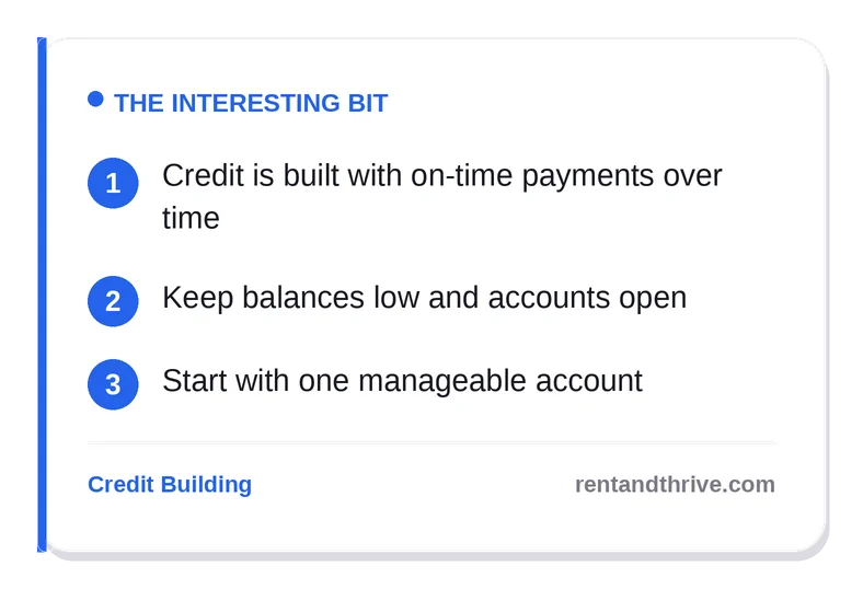 Credit Building 101: A Complete Guide for Renters Starting from Zero – key takeaways