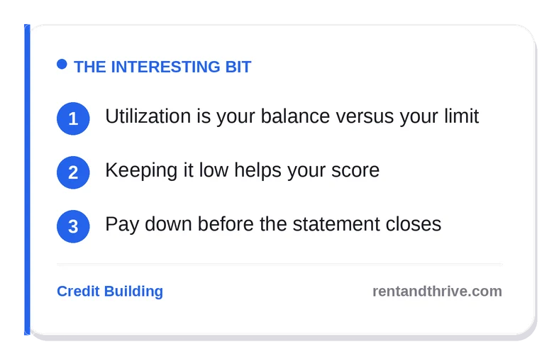 Credit Utilization: The Number That Secretly Tanks Your Score – key takeaways