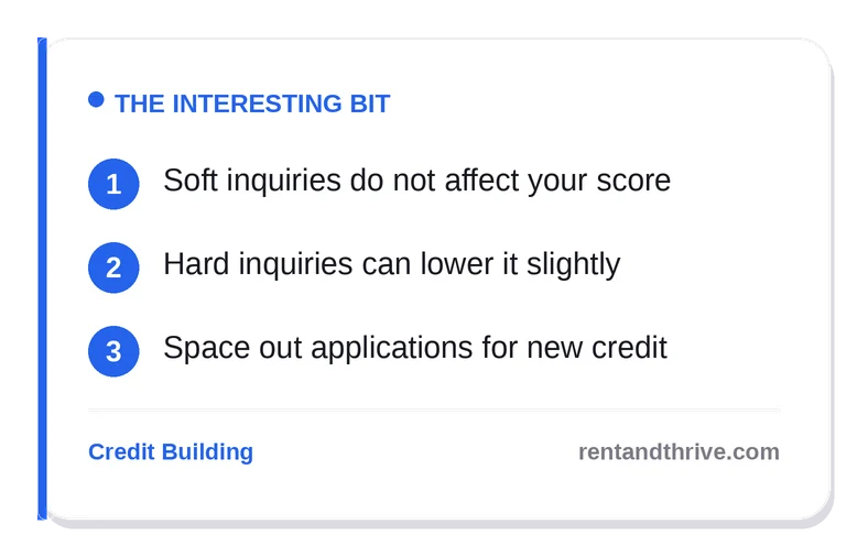 Hard vs. Soft Credit Inquiries: What Renters Need to Know – key takeaways