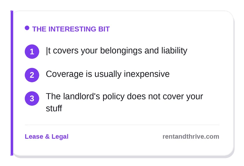 Renter's Insurance: What It Covers and Why You Need It – key takeaways